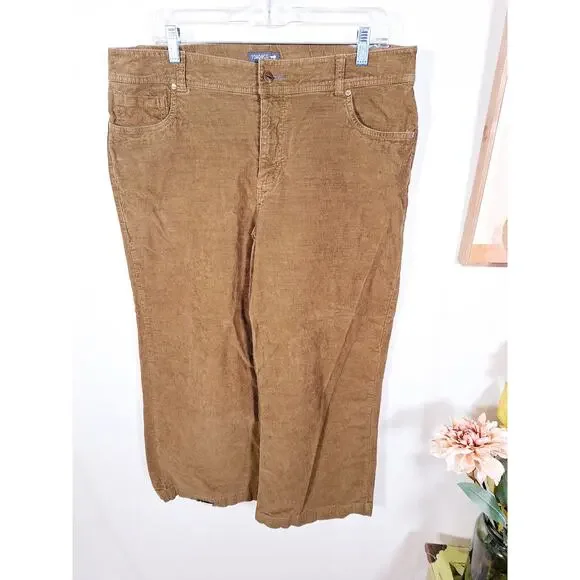 Toad & Co Women's Corduroy Pants Olive Green Size 14 - Picture 3 of 6